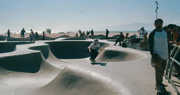 The same skate park in the Film style