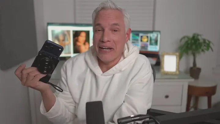 Tony Northrup holding Caira